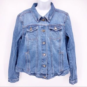 LOFT Denim Jean Jacket Size Large